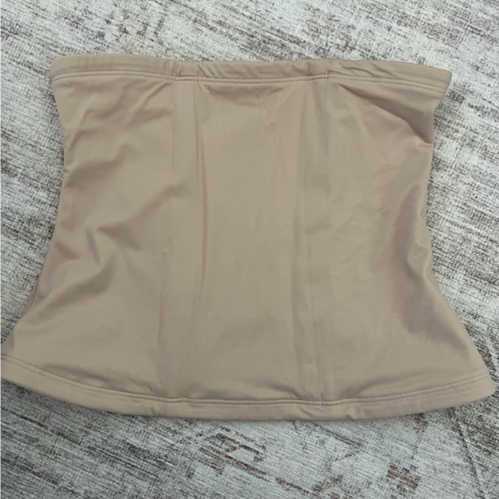 Total Comfort Tan Structured Elastic Band Waist Trainer